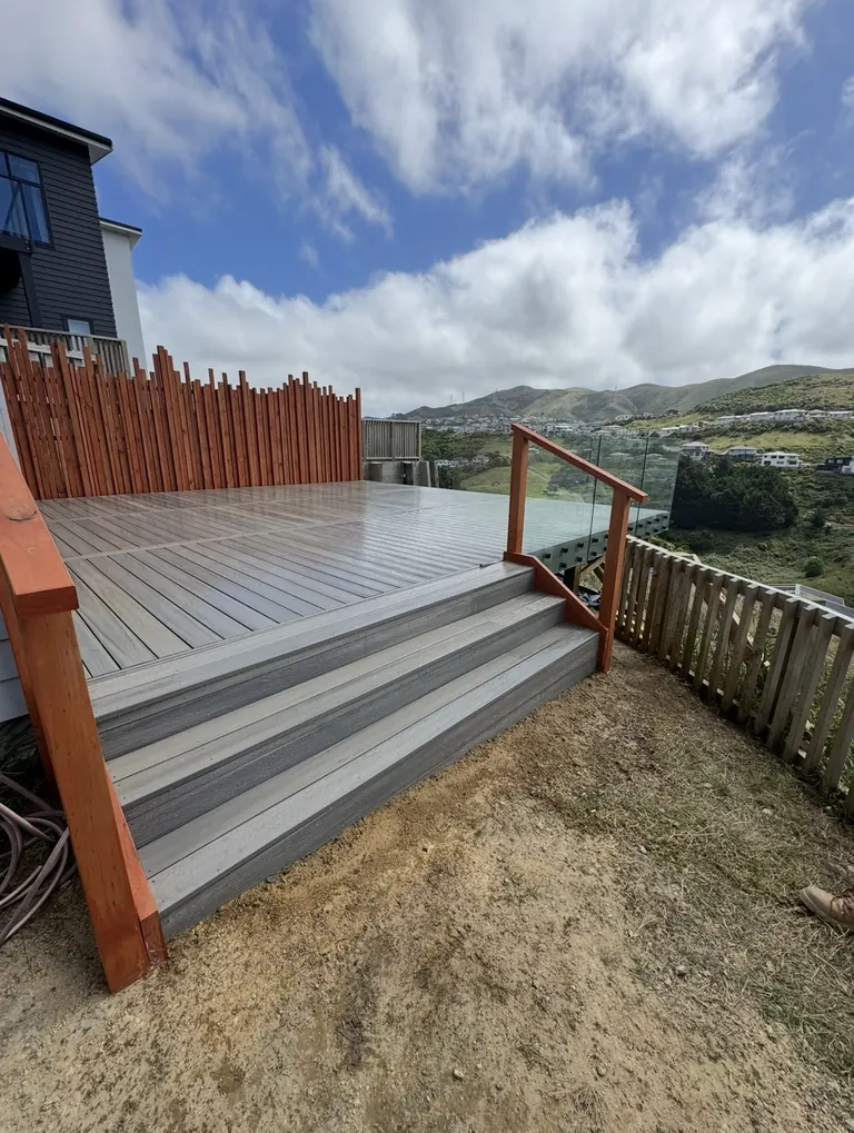 Outdoor timber decking